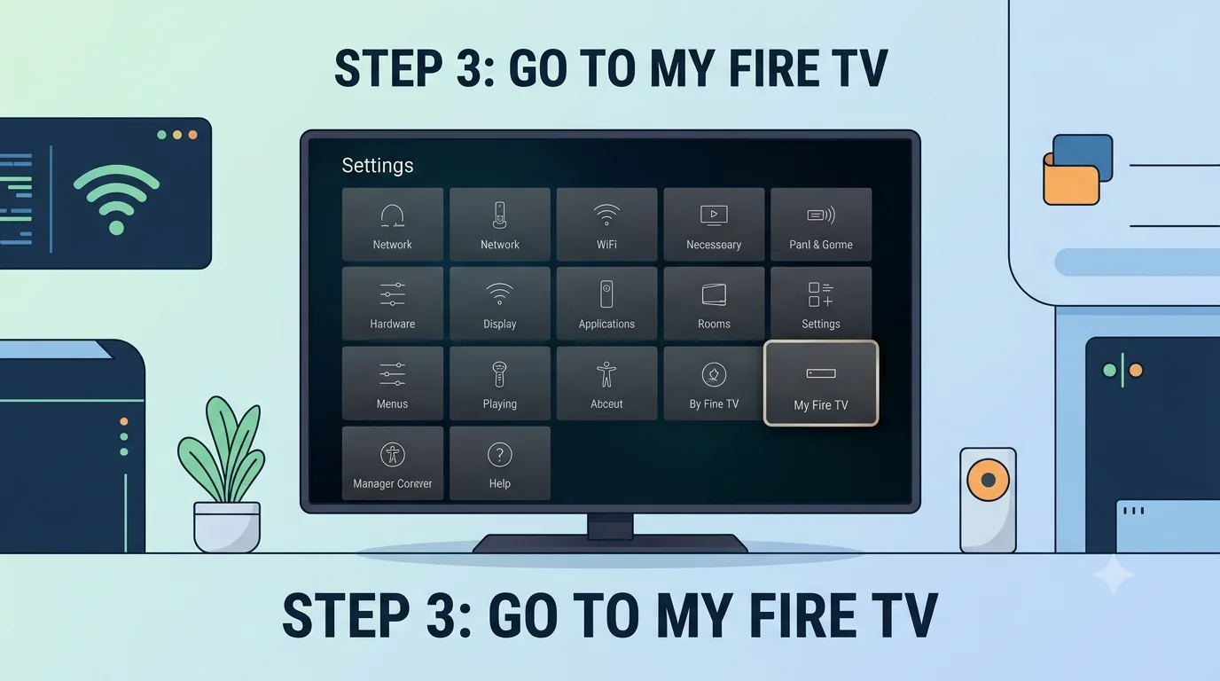 Placeholder showing the My Fire TV menu