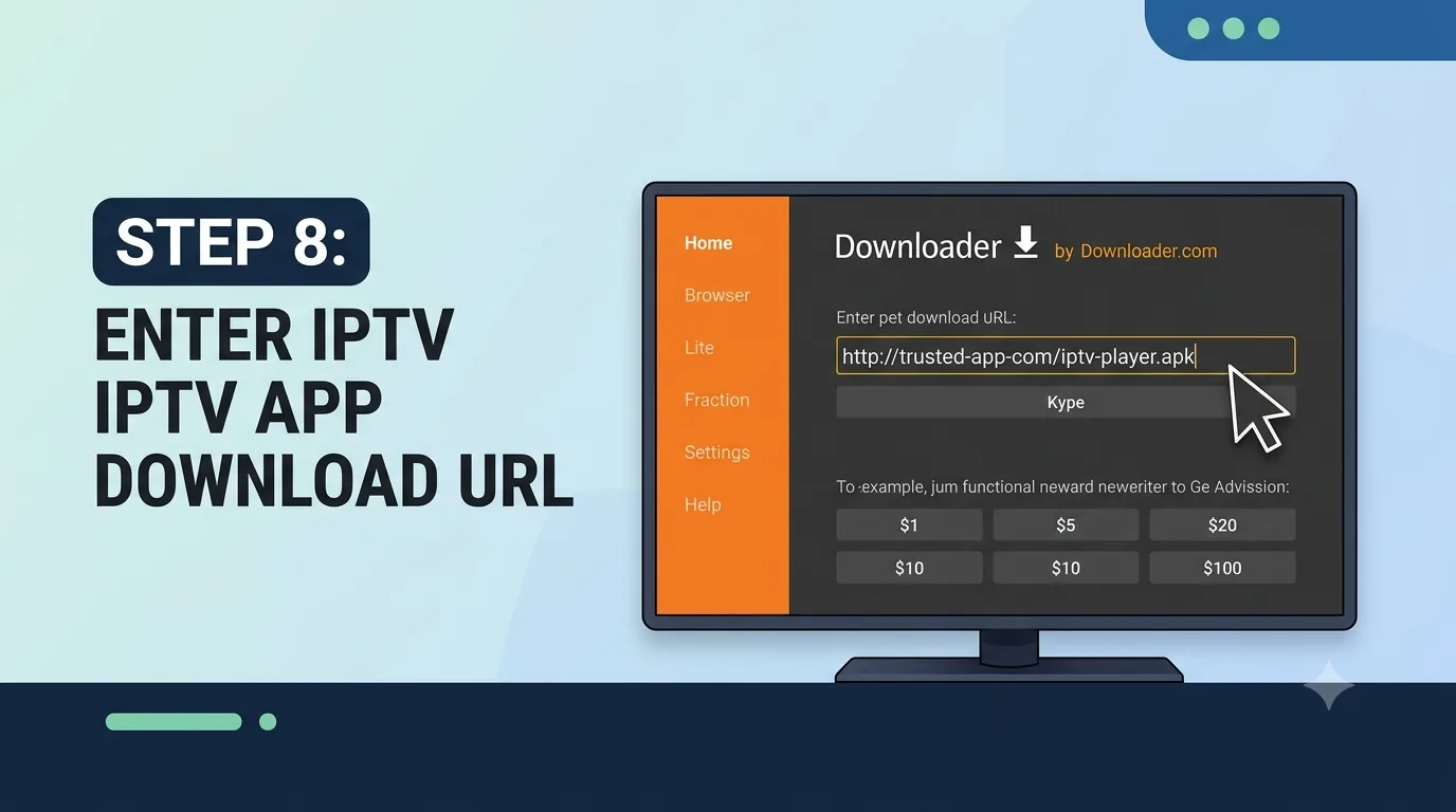 Placeholder showing the Downloader app on Fire Stick